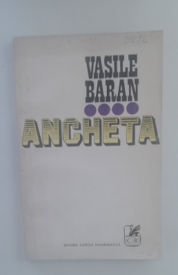 myh 416s - Vasile Baran - Ancheta - ed 1972 foto