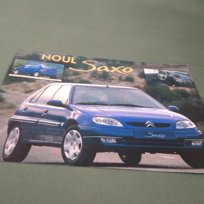 PLIANT/BROSURA AUTO CITROEN SAXO