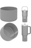 Husă pentru sticlă de apă compatibilă cu Stanley Quencher H2.0 20oz/30oz/40oz, din silicon