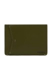 Fossil card holder culoarea verde