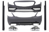 Pachet Exterior compatibil cu MERCEDES C-Class W205 Sedan (2014-2018) C63 Design CBMBW205AMGTH