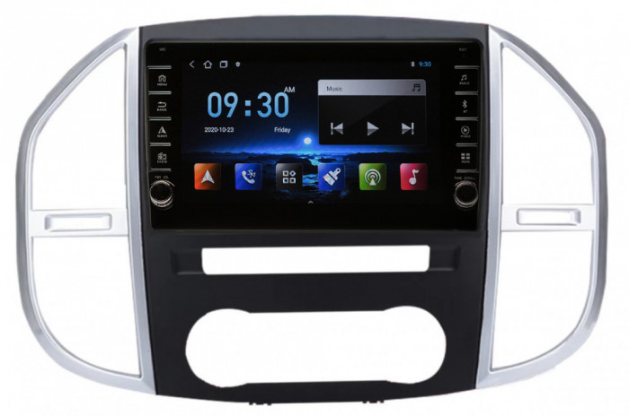 Navigatie Mercedes Vito 3 W447 Dupa 2014 AUTONAV ECO Android GPS Dedicata, Model PRO Memorie 16GB Stocare, 1GB DDR3 RAM, Display 9&quot; Full-Touch, WiFi,