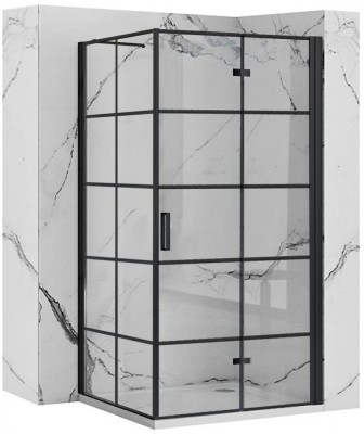 Cabina de dus Rea Molier Black 80x90 foto