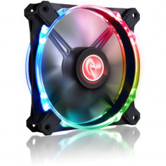 Ventilator pentru carcasa RAIJINTEK Macula 12 Rainbow RGB LED 120mm 3 Pack foto