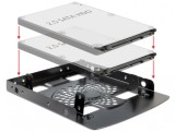 Kit montare 3.5&quot; pentru 2 x 2.5&quot; HDD, Delock 18198