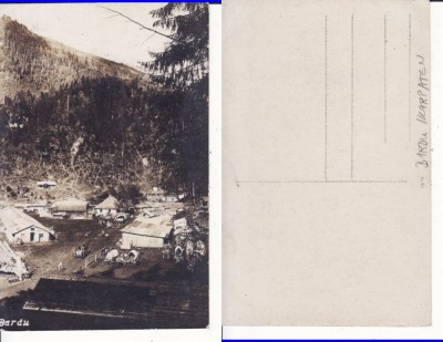 Carpati-Bardu - militara, razboi WWI- rara foto