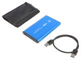Carcasă hard discuri 2,5" SATA III USB 3.0 din aluminiu QOLTEC