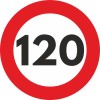 Autocolant Sticker &quot;Limita Viteza&quot; Reflectorizant - 120km/h FAVLine Selection, Oem