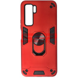 Toc TPU+PC Armor Ring Case Huawei P40 Lite 5G / nova 7 SE Red