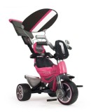 Tricicleta evolutiva, Injusa, Body Pink, cu maner parental, include rucsac