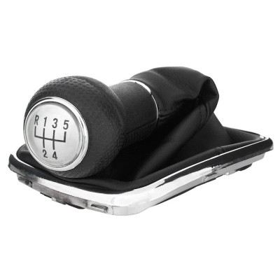 Manson cu nuca schimbator de viteza, Modecar, Pentru VW Golf IV 98-05, 22 mm, Negru foto