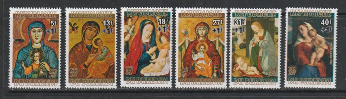 Burundi 1977 - Craciun Supratipar 6v MNH
