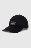Adidas Originals șapcă de baseball din bumbac culoarea negru, cu imprimeu