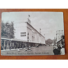 Carte postala Royal Hotel, Londra, 1938, necirculata