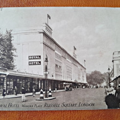 Carte postala Royal Hotel, Londra, 1938, necirculata