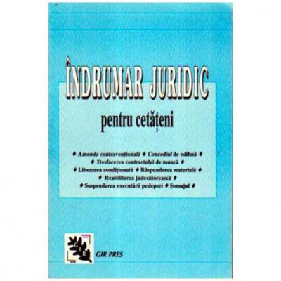 Ion Guresore - Indrumar juridic pentru cetateni - 105937 foto