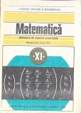 MATEMATICA, ELEMENTE DE ALGEBRA SUPERIOARA, MANUAL PENTRU CLASA A XI-A-C. NASTASESCU, I. STANESCU, C. NITA-353882