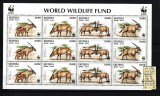 Timbre Eritreea, 1996 | Gazelă Oryx - Animale protejate - WWF | M/S - MNH | aph, Fauna, Nestampilat