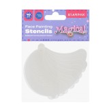 Set sabloane pentru pictura pe fata, Starpak, Magical, 10 buc