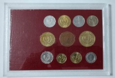 CIPRU - SET 11 MONEDE DE CIRCULATIE UNC-- ANI DIFERITI - ANTE ADERAREA LA MONEDA EURO