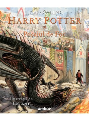 Harry Potter 4 Si Pocalul De Foc - Editie Ilustrata, J.K. Rowling - Editura Art foto