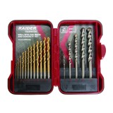 Set 17 burghie pentru metal/zidarie Raider, 1.5-10 mm