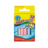 Creta multicolora subtire, 8 cm, set 12 bucati, ATU-084511