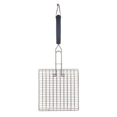 Gratar simplu Grunman BSK5, cu maner izolat termic, 52.5 x 22.5 cm foto