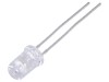 LED Albastru 5mm 3200-5500mcd Convex