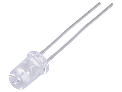 LED Albastru 5mm 3200-5500mcd Convex foto