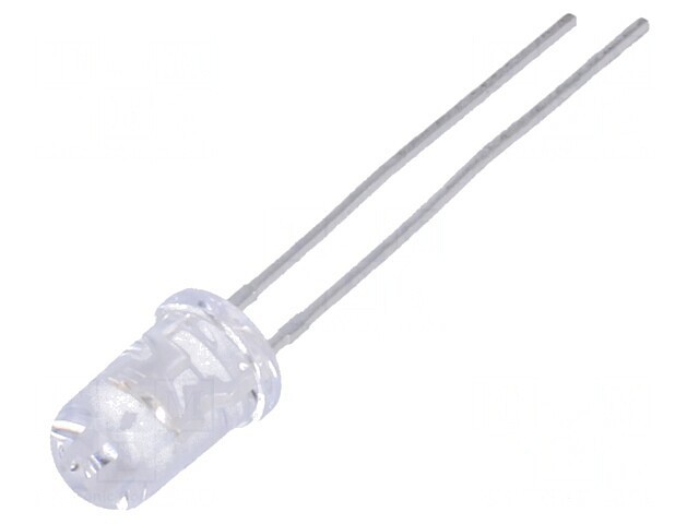 LED Albastru 5mm 3200-5500mcd Convex