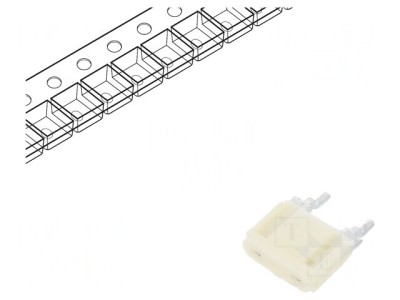Siguranță ardere rapidă 4A 350VAC SMD foto