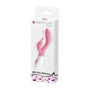 Vibrator Iepuras Pretty Love Hyman, 30 Functii, Silicon Roz, 20cm, Rezistent Apa, Stimulare Punct G si Clitoris