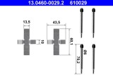 ATE 13.0460-0029.2 Set accesorii, placute frana