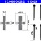 ATE 13.0460-0029.2 Set accesorii, placute frana