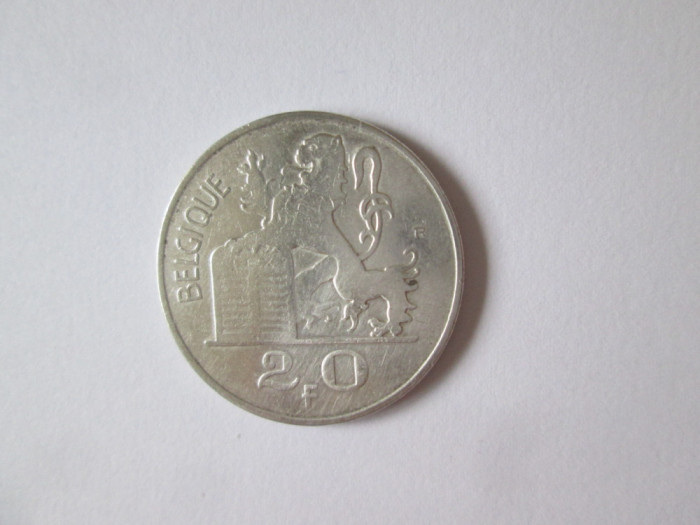 Belgia 20 Francs 1950 argint