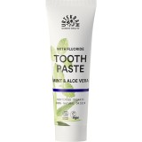 Urtekram Pasta de dinti Menta Aloe Vera Fluor 75ml - Ingrijire orala adulti, COSMOS ORGANIC