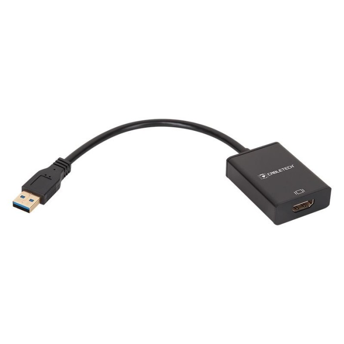 Adaptor USB 3.0 tata - HDMI mama, rezolutie 1920 x 1080 px Adaptor USB 3.0 tata - HDMI mama, rezolutie 1920 x 1080 px