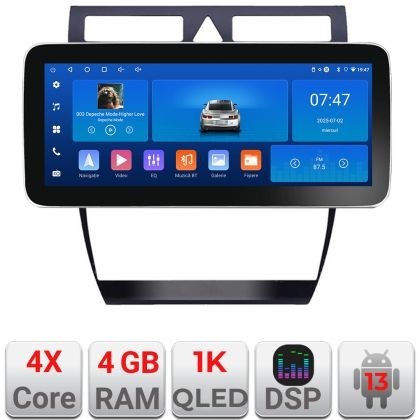 Navigatie Audi A6 K-102 Edotec 4+64 12.3 inch Incell 1K android Wifi 5Ghz gps internet CarStore Technology
