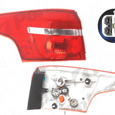 Stop spate lampa Ford Focus 3, 10.2014-, spate, Stanga, Combi, partea exterioara; P21W+PY21W+W5W; fara suport bec, DEPO