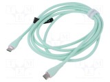 Cablu USB 2.0 USB C VENTION 1,5m 100W nichelat