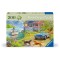 Ravensburger - Puzzle pentru varstnici casa pe malul lacului cu sablon de