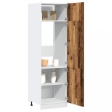 vidaXL Dulap de frigider &ldquo;Lyon&rdquo;, Lemn vechi, 60x57x207 cm
