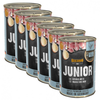 BELCANDO Junior - Poultry with egg - 6 x 400g foto