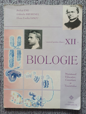 Manual de Biologie clasa a XII-a, Stelica Ene, Brebenel, Iancu, 2007, 136 pag foto