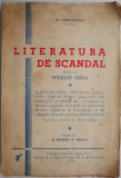 Literatura de scandal &ndash; N. Georgescu