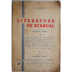 Literatura de scandal &ndash; N. Georgescu