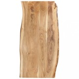 VidaXL Blat de masă, 118x(50-60)x2,5 cm, lemn masiv de acacia