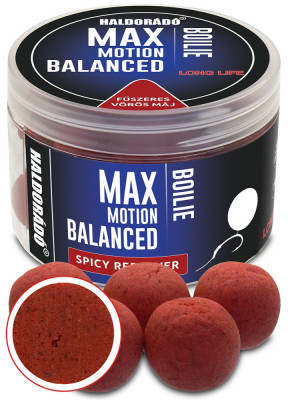 Haldorado - Boilies-uri Max Motion Boilie Balanced 20mm, 70g - Ficat rosu condimentat foto