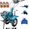 Motocultor Profesional Dakard HS 1000B New 7 CP, Capota cu Far